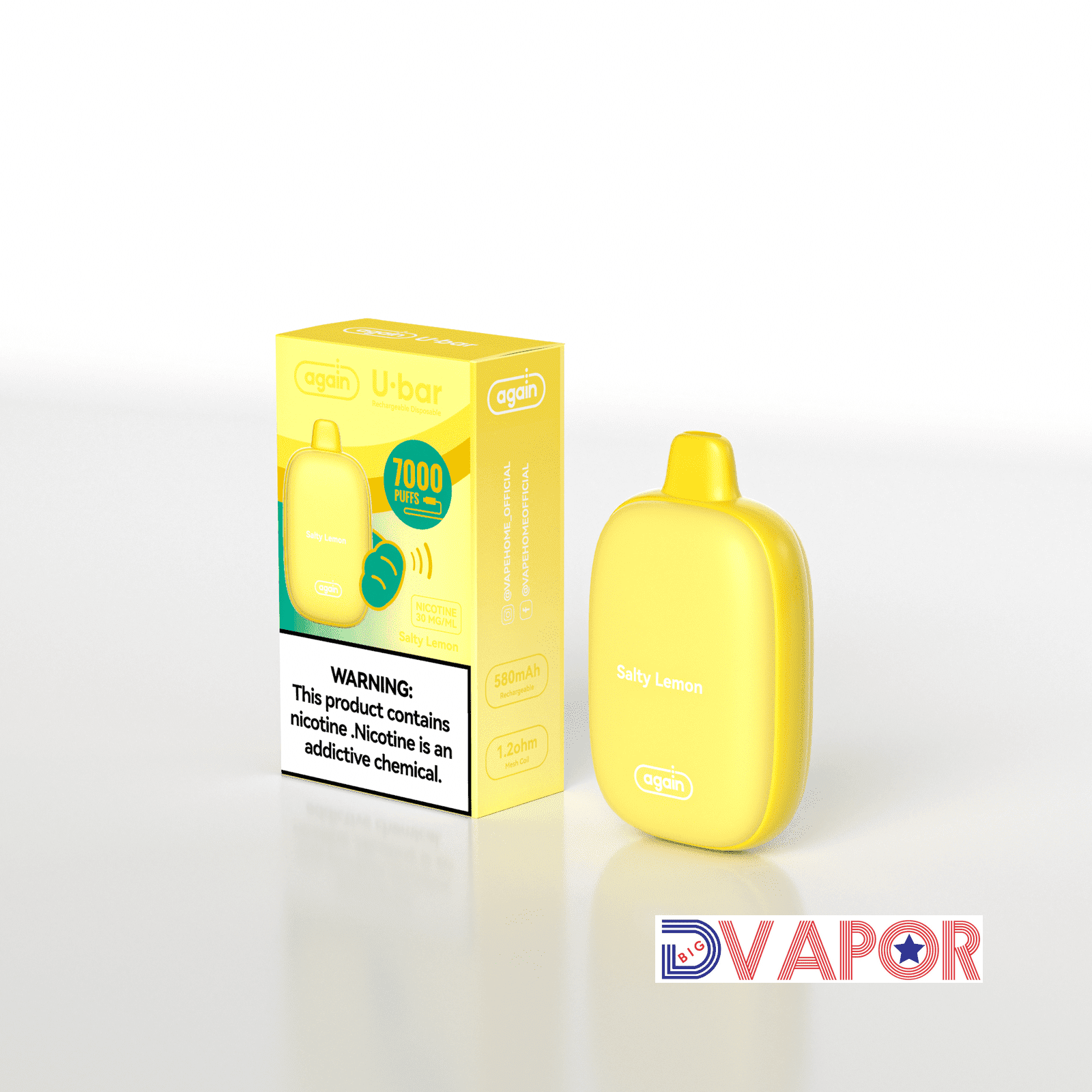 Again U-Bar 7000 Disposable | Big D Vapor Again U-Bar 7000 Disposable | Big D Vapor