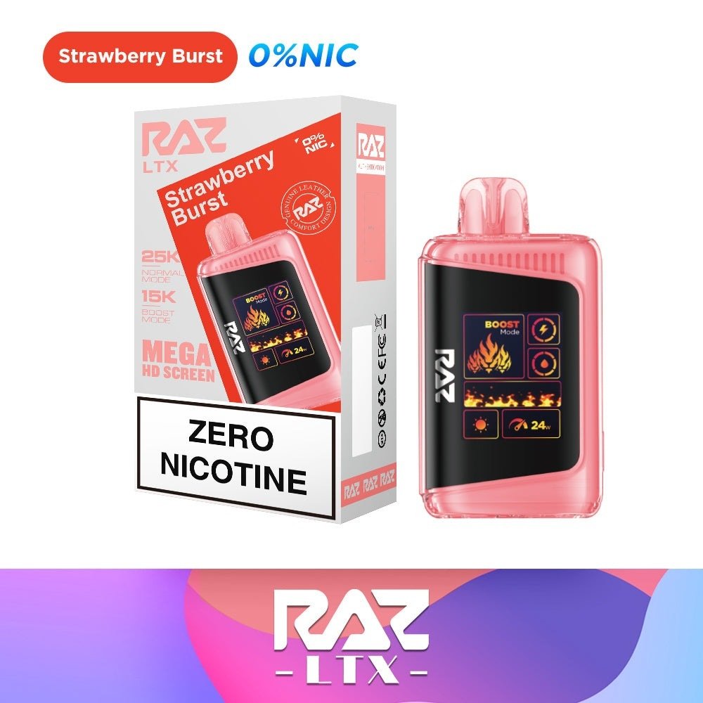 elf bar vape uk RAZ LTX 25000 Zero Nicotine Disposable Vape – Big D Vapor