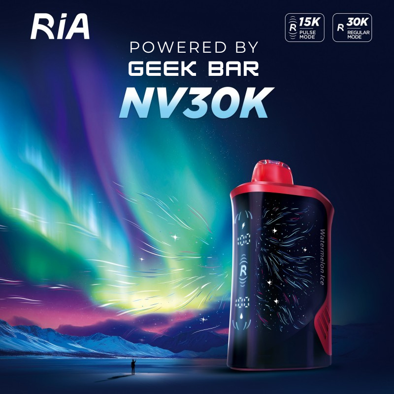 Ria Vape Vs Geek Bar Geek Bar RIA NV30K Disposable Vape Geek Bar Pulse X  25K Disposable .99