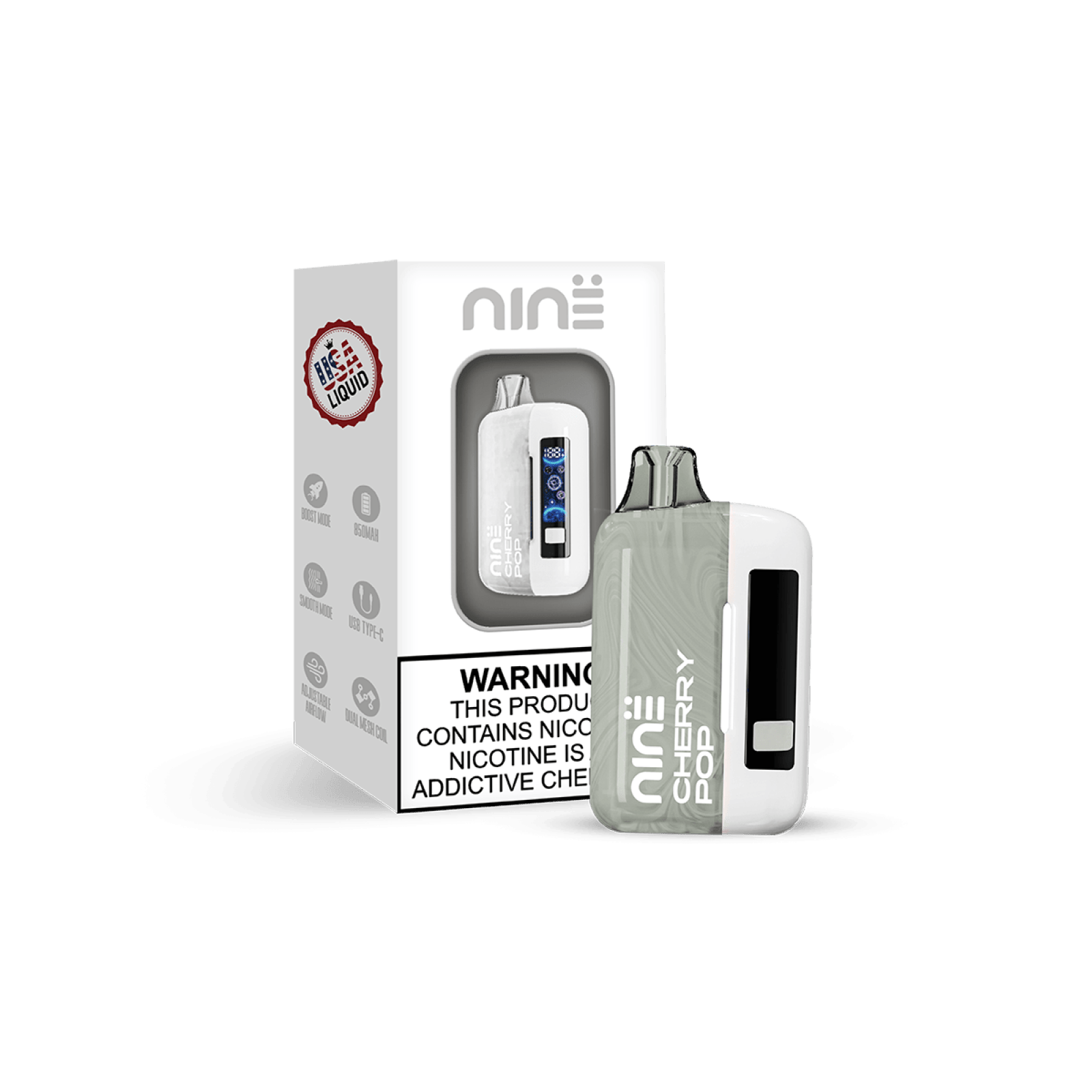 UNO NiNE Full Kit (Battery & Pod) Big D Vapor UNO NiNE Full Kit (Battery & Pod) Big D Vapor