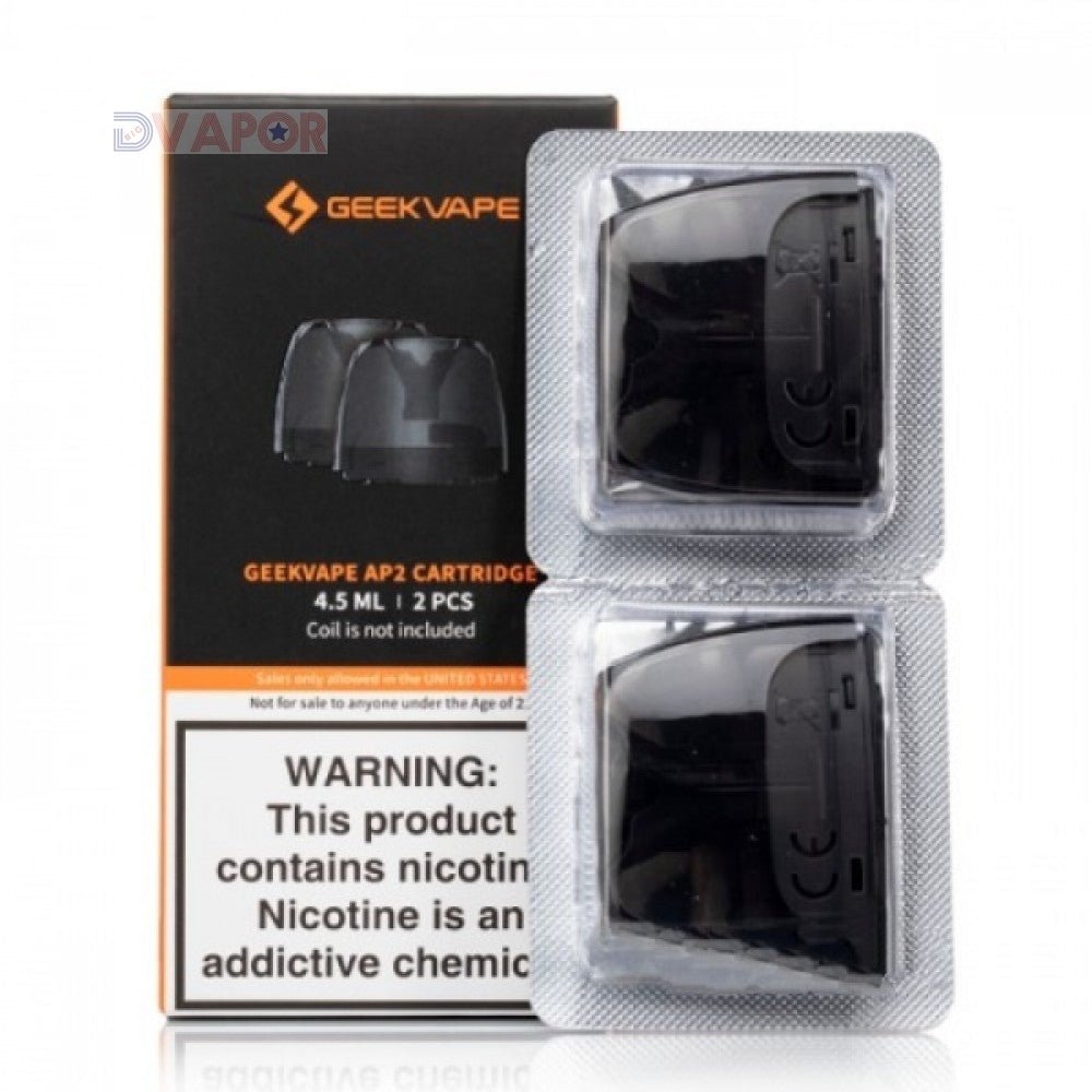 Geekvape AP2 Replacement Pods (2 Pack - No Coils) | Big D Vapor Geekvape AP2 Replacement Pods (2 Pack - No Coils) | Big D Vapor