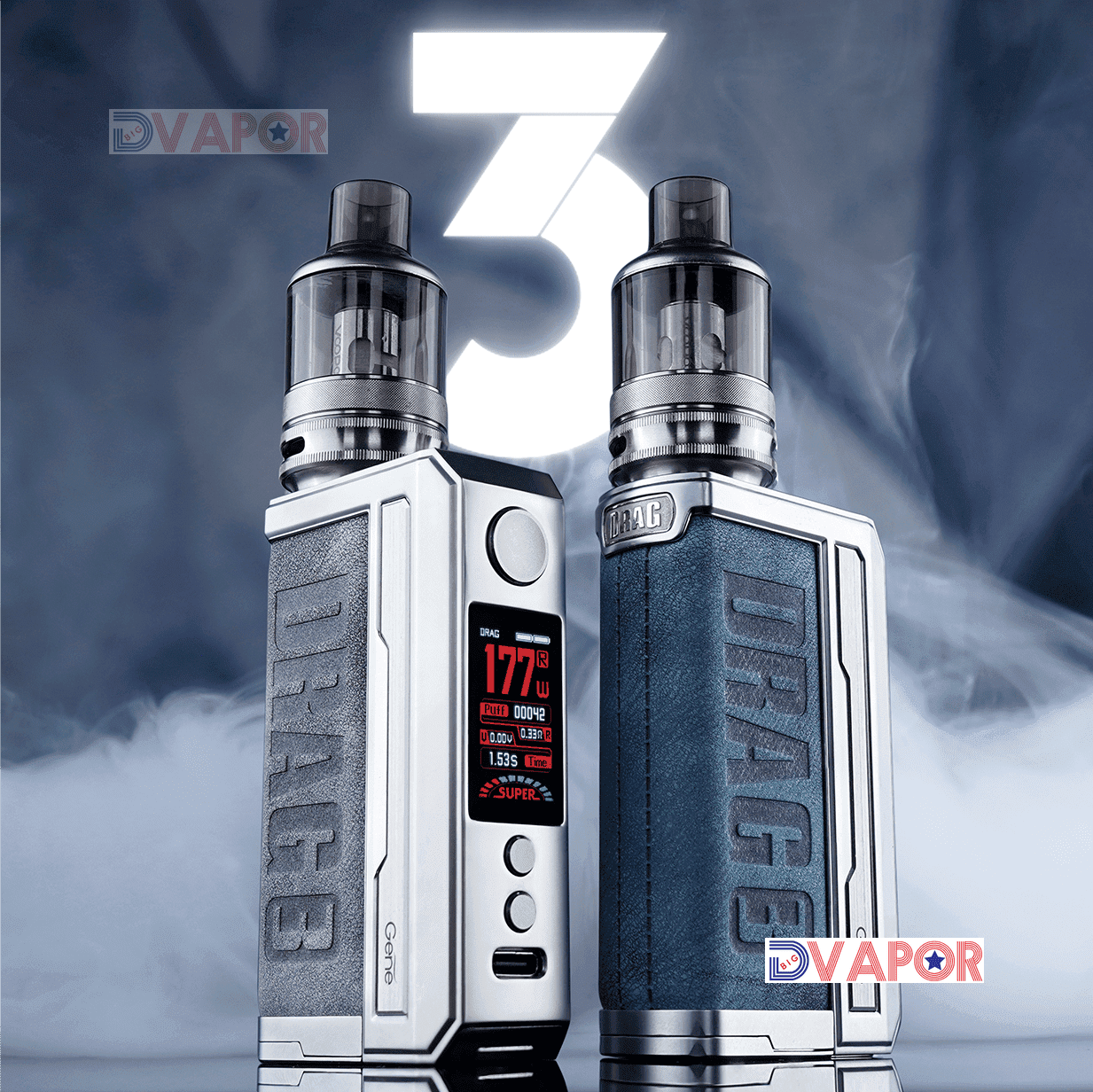 VOOPOO Drag 3 TPP-X Complete Kit with Pod Tank and Coils – Big D Vapor