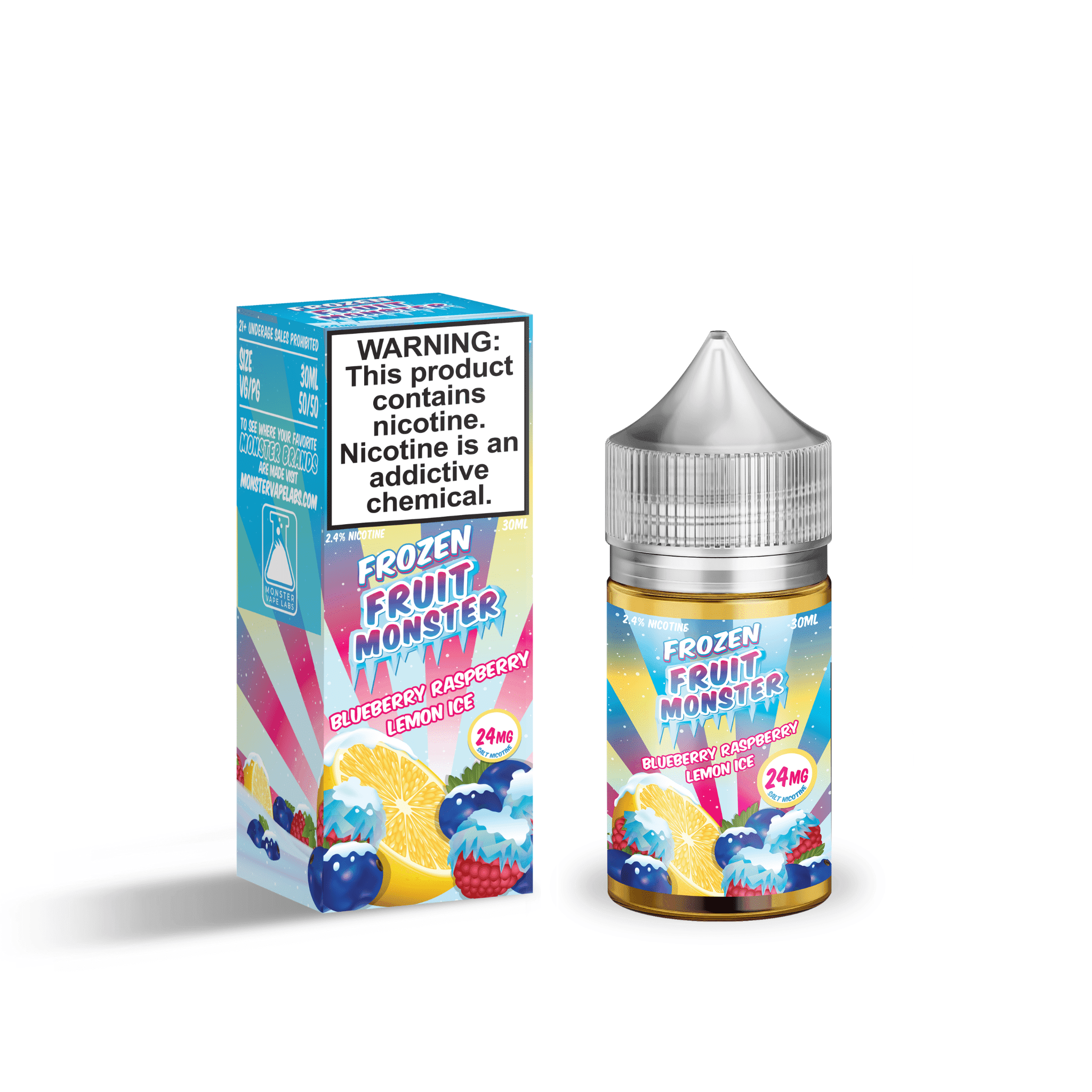 Blueberry Raspberry Lemon ICE SALT - Frozen Fruit Monster - 30mL