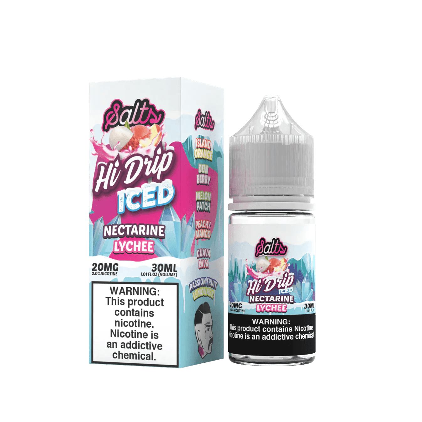 Nectarine Lychee ICED SALT - Hi Drip - 30mL