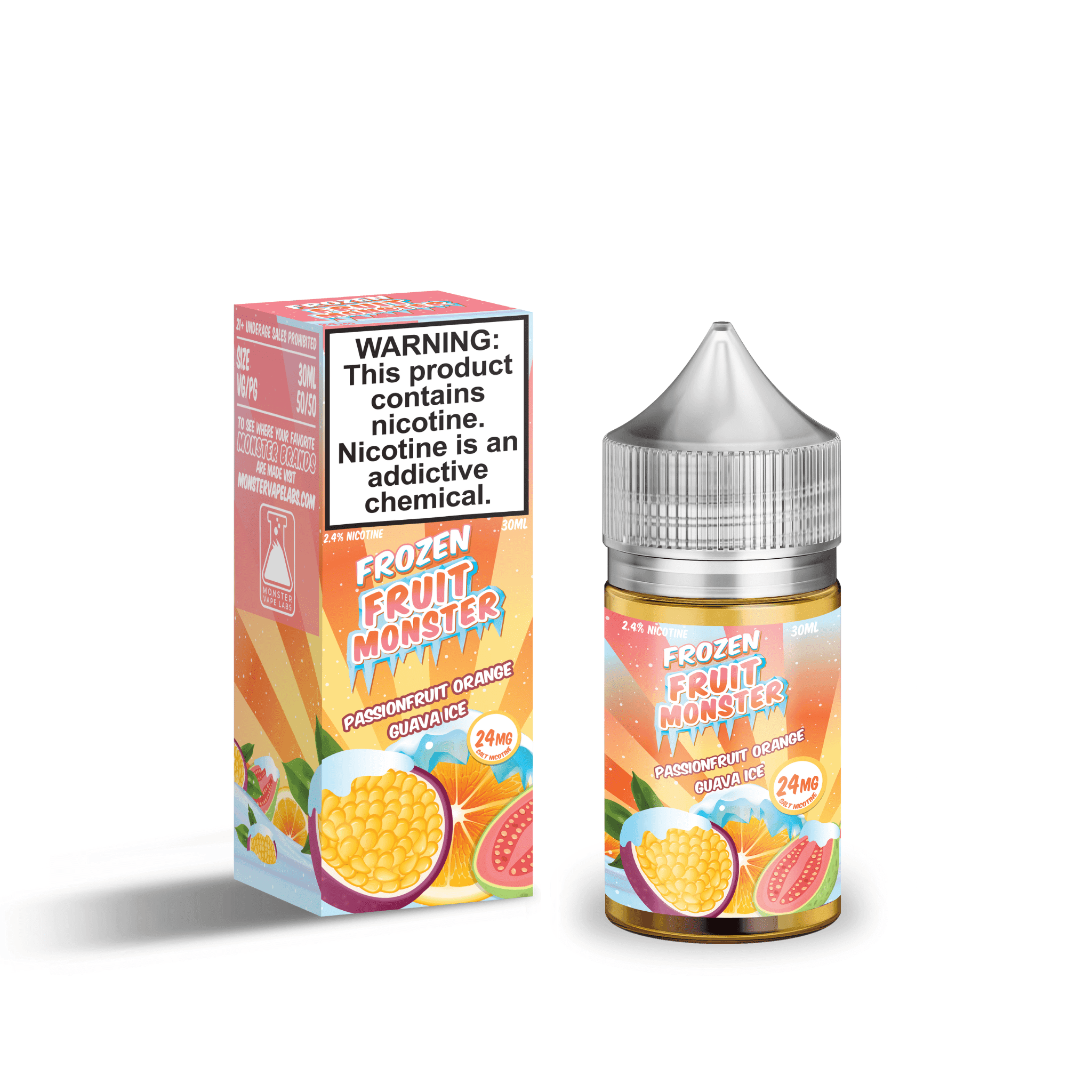 Passionfruit Orange Guava ICE SALT - Frozen Fruit Monster - 30mL