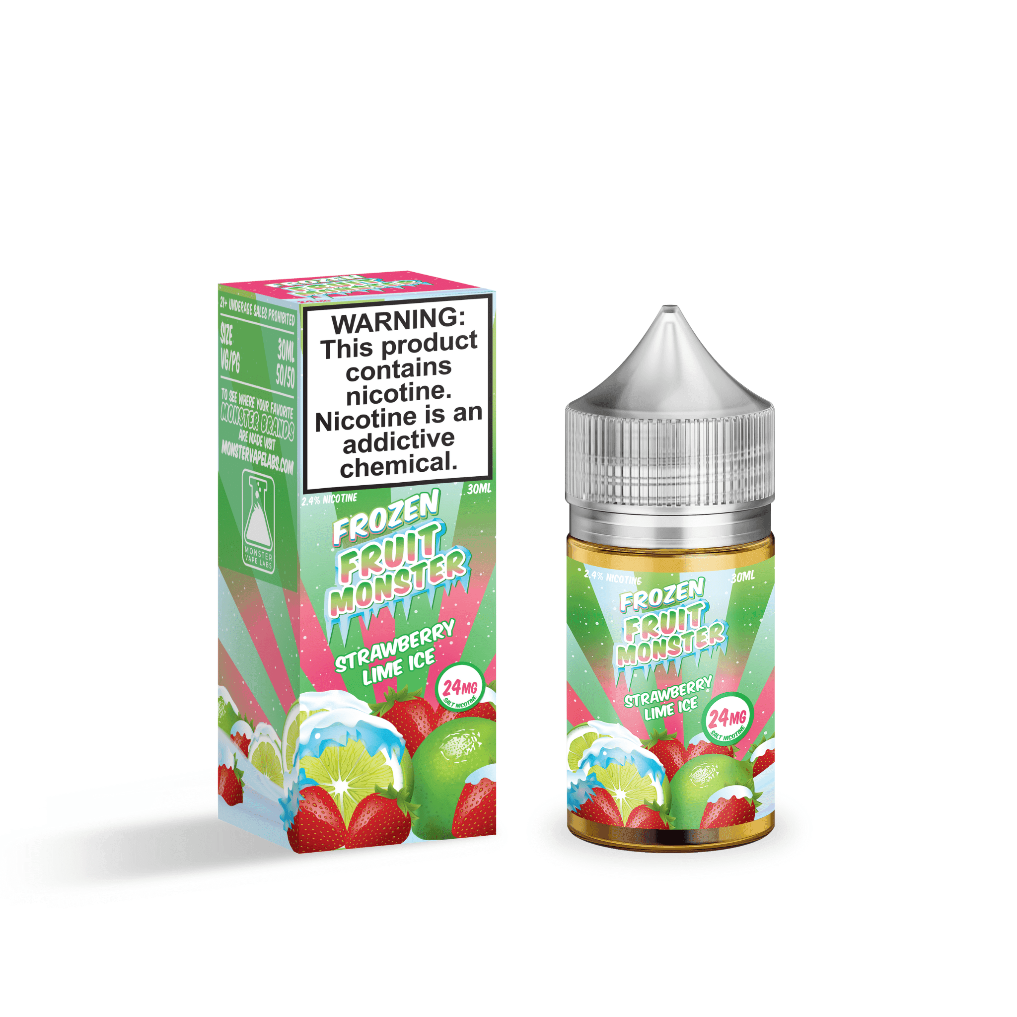 Strawberry Lime ICE SALT - Frozen Fruit Monster - 30mL