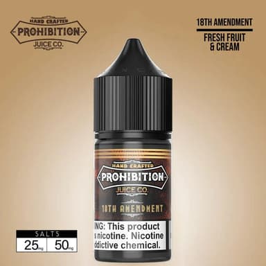 Prohibition Juice Co. Salt - 30mL — 18th Amendment