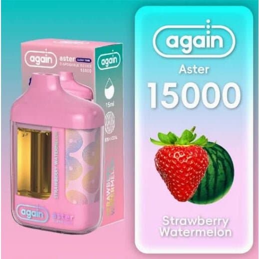 Again Aster 15K Disposable — Strawberry Watermelon