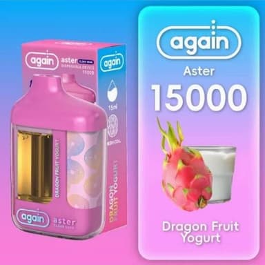 Again Aster 15K Disposable — Dragon Fruit Yogurt