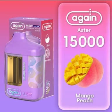 Again Aster 15K Disposable — Mango Peach