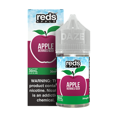 Red's Apple E-Juice by 7 Daze Salt - 30mL — Apple Berries ICED