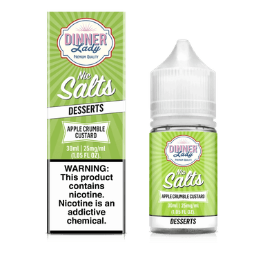 Dinner Lady Salt - 30mL — Apple Crumble Custard