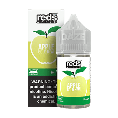 Red's Apple E-Juice by 7 Daze Salt - 30mL — Apple Gold Kiwi