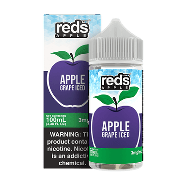 Red's Apple E-Juice by 7 Daze - 100mL — Apple Grape ICED