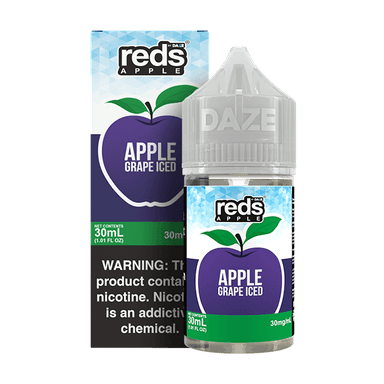 Red's Apple E-Juice by 7 Daze Salt - 30mL — Apple Grape ICED