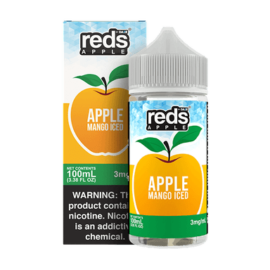 Red's Apple E-Juice by 7 Daze - 100mL — Apple Mango ICED