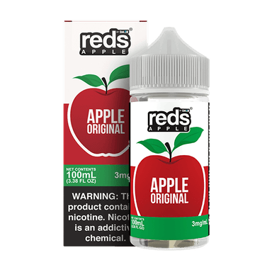Red's Apple E-Juice by 7 Daze - 100mL — Apple Original