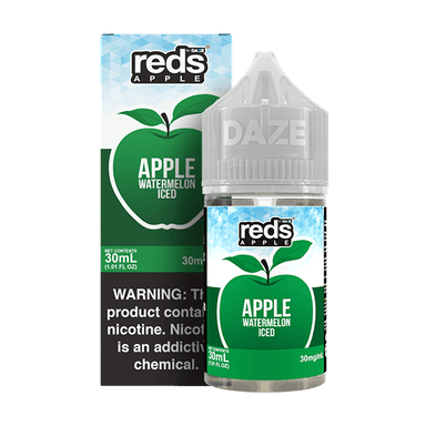 Red's Apple E-Juice by 7 Daze Salt - 30mL — Apple Watermelon ICED