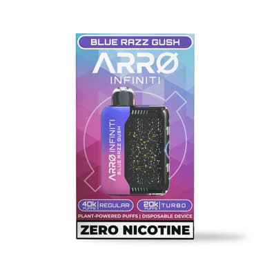 ARRO Infinity 40K Disposable | 0% Nicotine — Blue Razz Gush