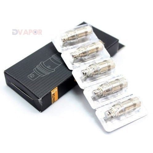 Aspire BVC replacement atomizer coils for Nautilus and Nautilus Mini, 5-pack, vape part for enhanced flavor and vapor production.
