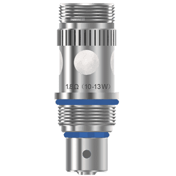 Aspire Triton replacement coil heads with Kanthal and stainless steel for vape devices, shown in a clear close-up image.