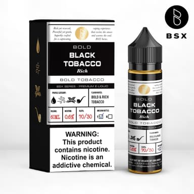 BSX Series - 60mL — Black Tobacco