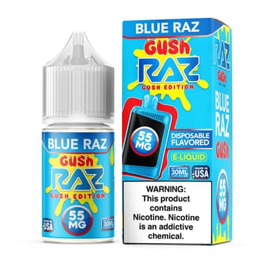 Pod Juice x Raz E-Liquid Salt - 30mL — Blue Raz GUSH