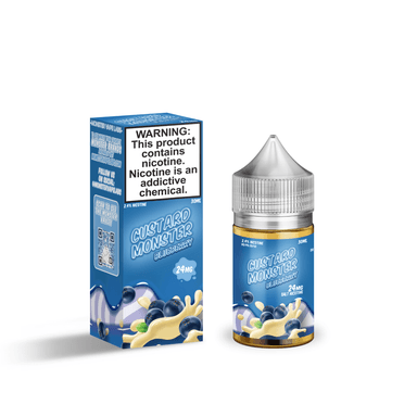 Custard Monster Salt - 30mL — Blueberry