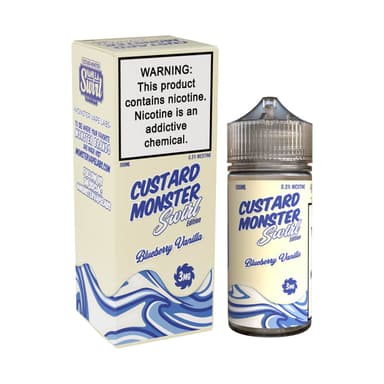 Custard Monster SWIRL EDITION - 100mL — Blueberry Vanilla