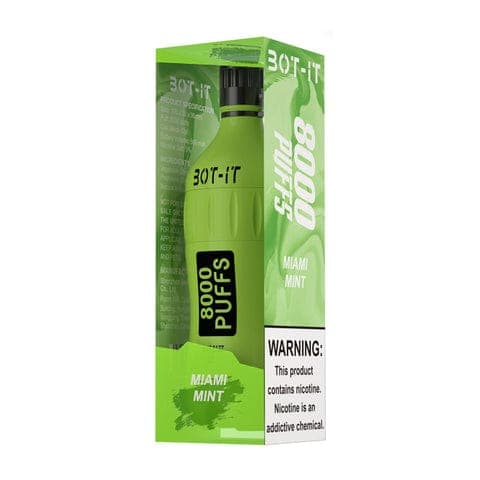 BOT-IT 8K Disposable Vape device with sleek design and mouthpiece, designed for easy vaping on the go.