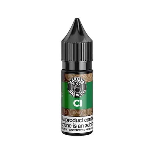 Barista Brew Co. Classic Irish Salt E-liquid bottle, 30mL, with label and cap visible, designed for vaping.