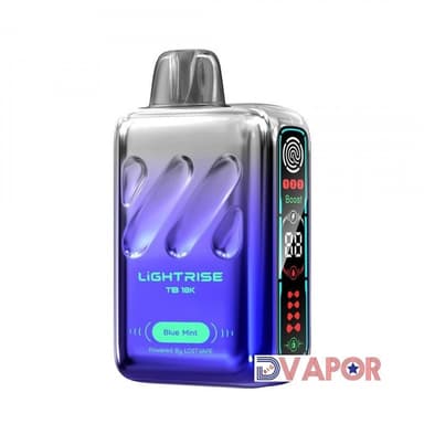 Lightrise TB 18K Disposable by Lost Vape | 5% 18ml — Blue Mint