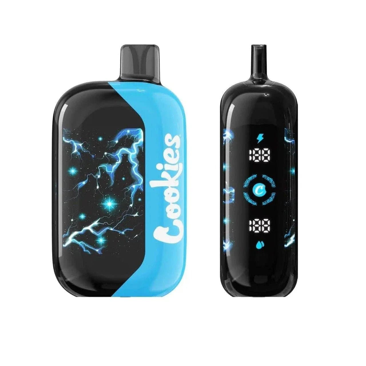 Cookies 30K Disposable Vape in sleek design, featuring a compact, portable vape device with the Cookies branding and colorful accents.