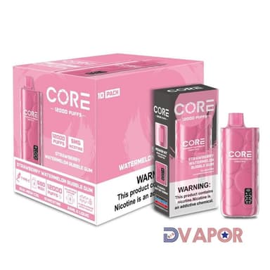 Core 12K Disposable — Strawberry Watermelon Bubble Gum
