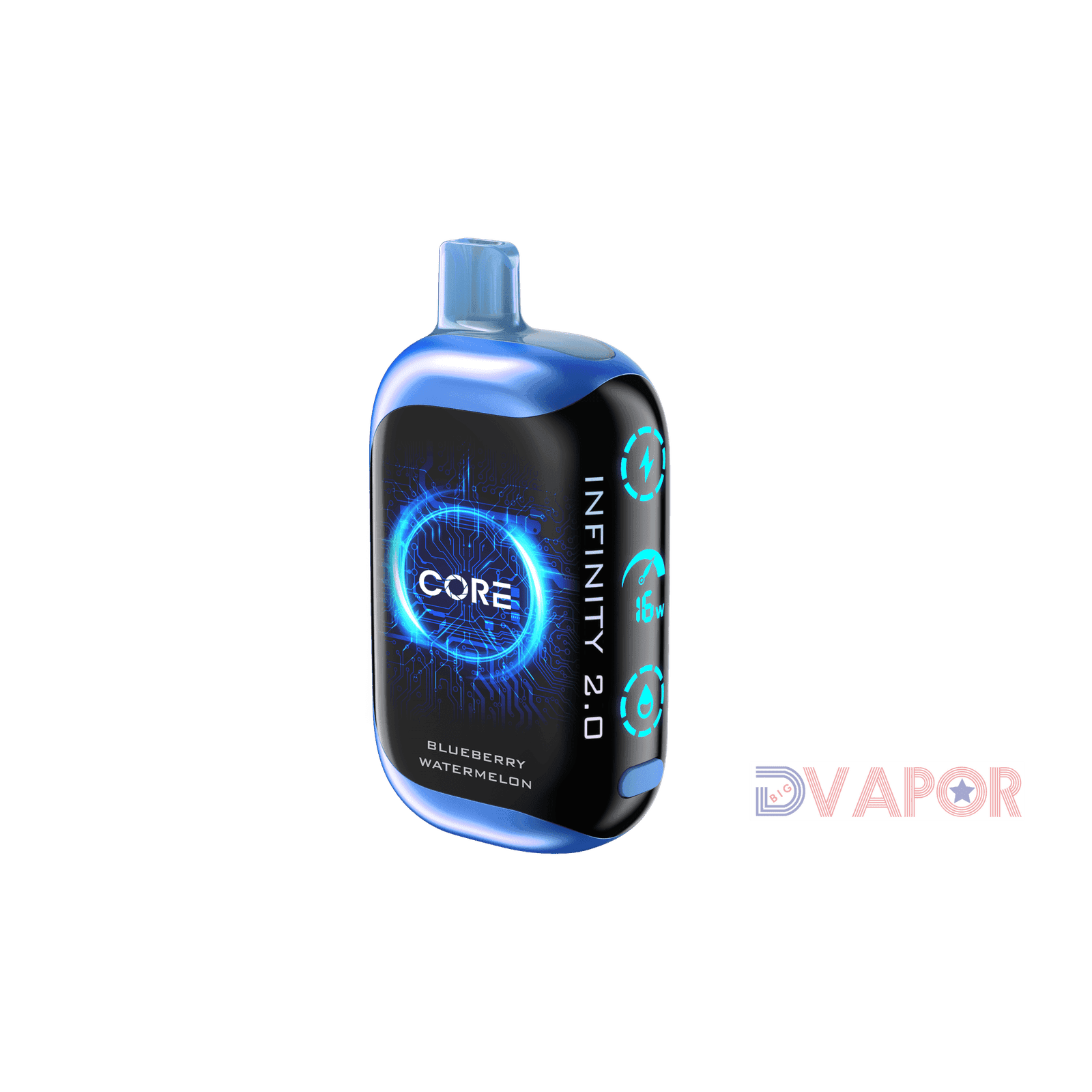 Core Infinity 2.0 30K Puff disposable vape by Core Labs, 24ml e-liquid in sleek design, portable vape device for on-the-go use.