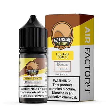 Air Factory E-Liquids Salt - 30mL — Custard Tobacco