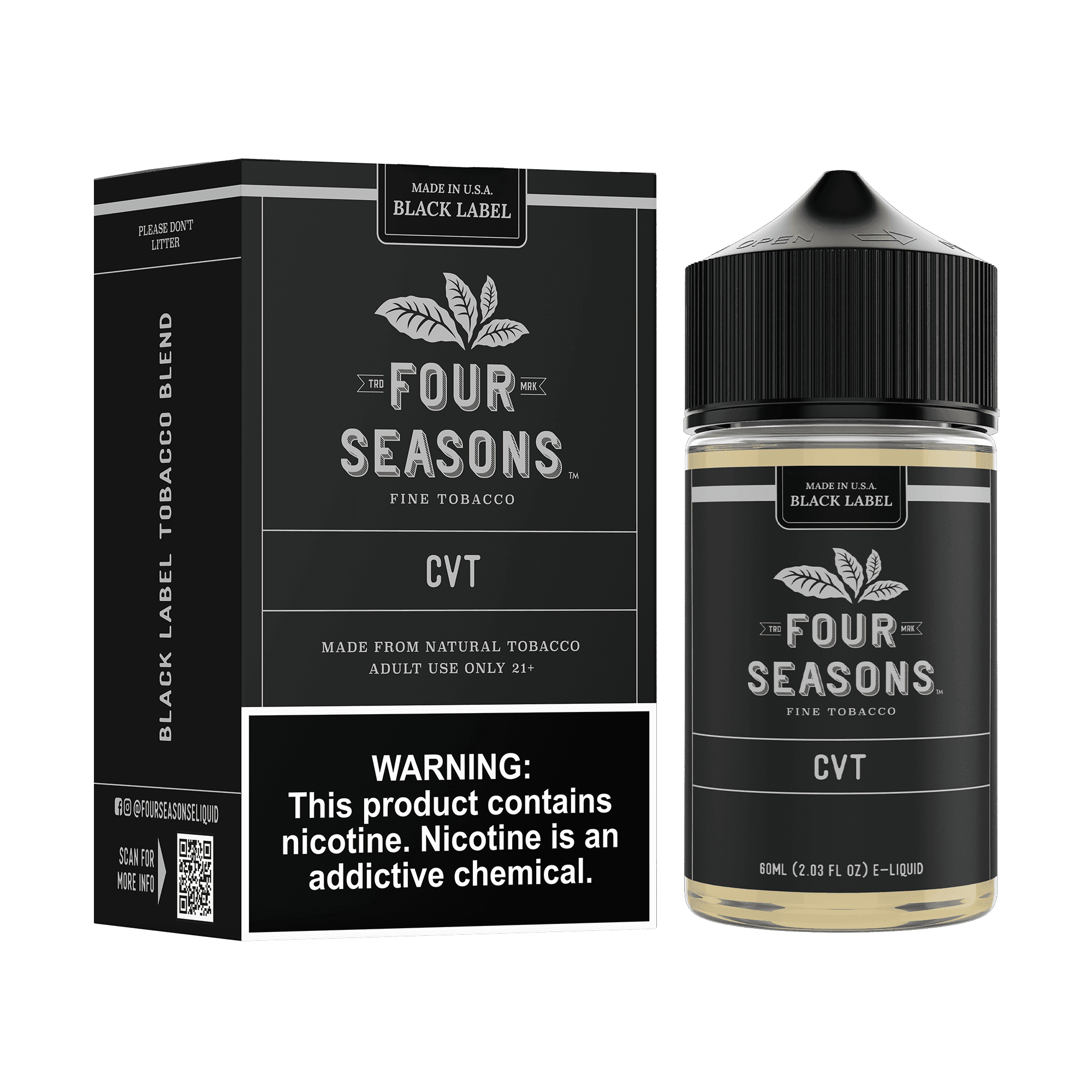 Custard Vanilla Tobacco (CVT) - Four Seasons - 60mL