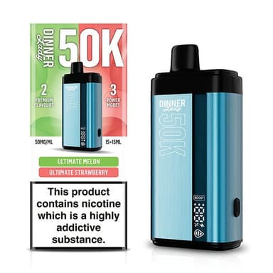 Dinner Lady 50K Puff Disposable — Ultimate Melon x Ultimate Strawberry