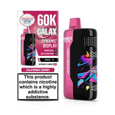 Dinner Lady Galax 60K Disposable — California Cherry
