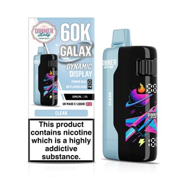 Dinner Lady Galax 60K Disposable — Clear