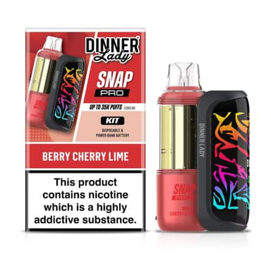 Dinner Lady Snap Pro 35K Disposable Kit — Berry Cherry Lime