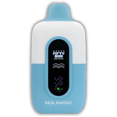 Fifty Bar NIXODINE Disposable | 20k Puffs — Baja Mango