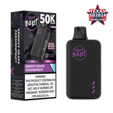 Flavor Beast XBM50 50K Disposable — Groovy Grape Passionfruit ICED