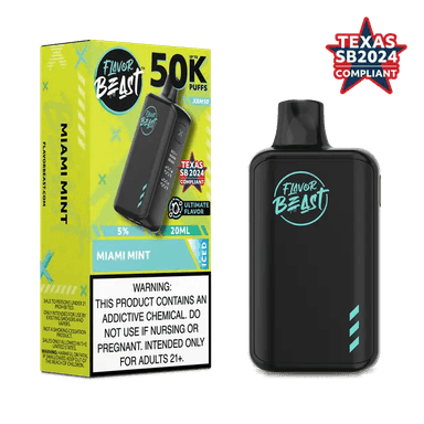 Flavor Beast XBM50 50K Disposable — Miami Mint ICED