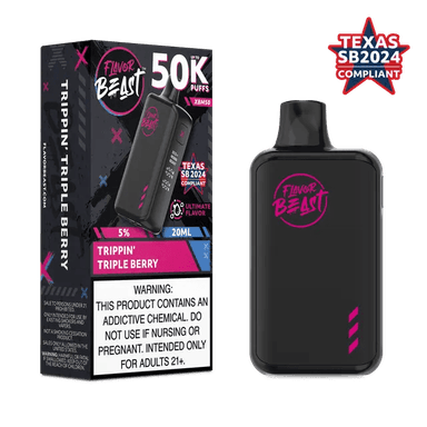 Flavor Beast XBM50 50K Disposable — Trippin' Triple Berry