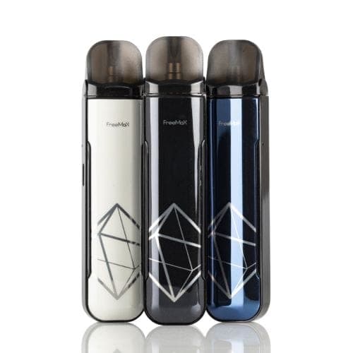 FreeMax Maxpod 11W pod system device with sleek design and draw-activated vape hardware in black and silver.