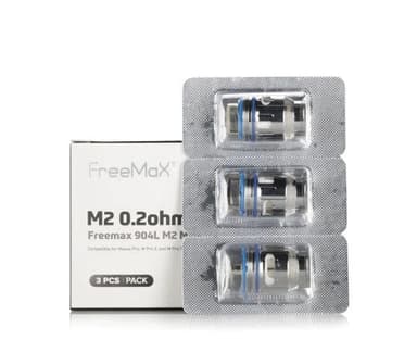 FreeMax Maxus Pro 904L M Replacement Coils — 0.2 ohm 904L M2 Dual Mesh Coils