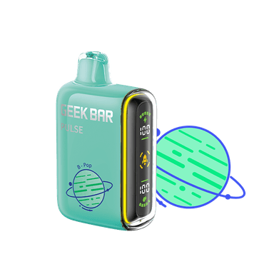 Geek Bar Pulse 15K Disposable Vape — Blow Pop/ Burst Pop - PLANET EDITION