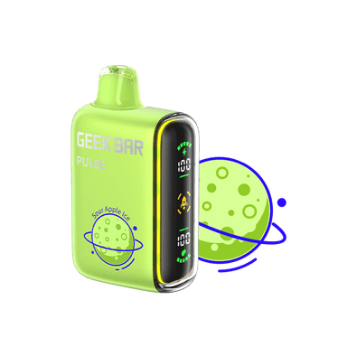 Geek Bar Pulse 15K Disposable Vape — Sour Apple Ice - PLANET EDITION