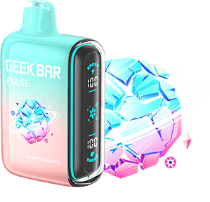 Geek Bar Pulse 15K Disposable Vape — Strawberry - FROZEN EDITION